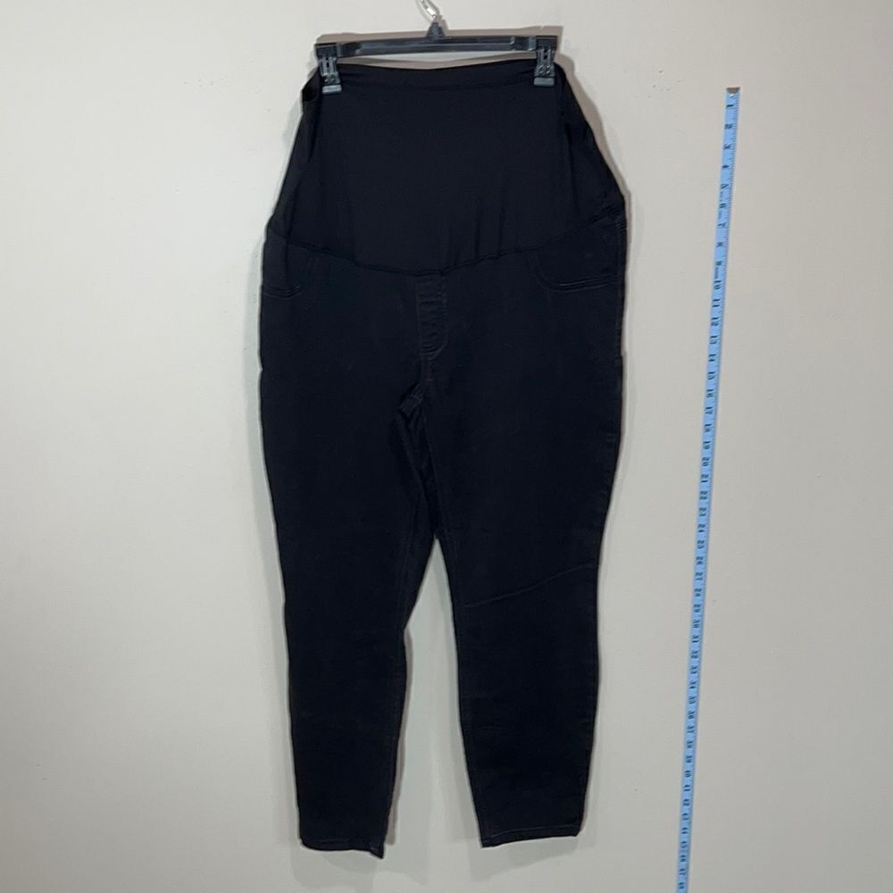 GREAT EXPECTATIONS BLACK MATERNITY PANTS. SIZE XXL (20)